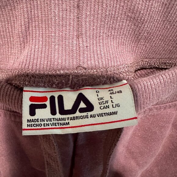 FILA Women's Purple/Plum Joggers with Back Pocket - Size Large - Picture 2 of 3
